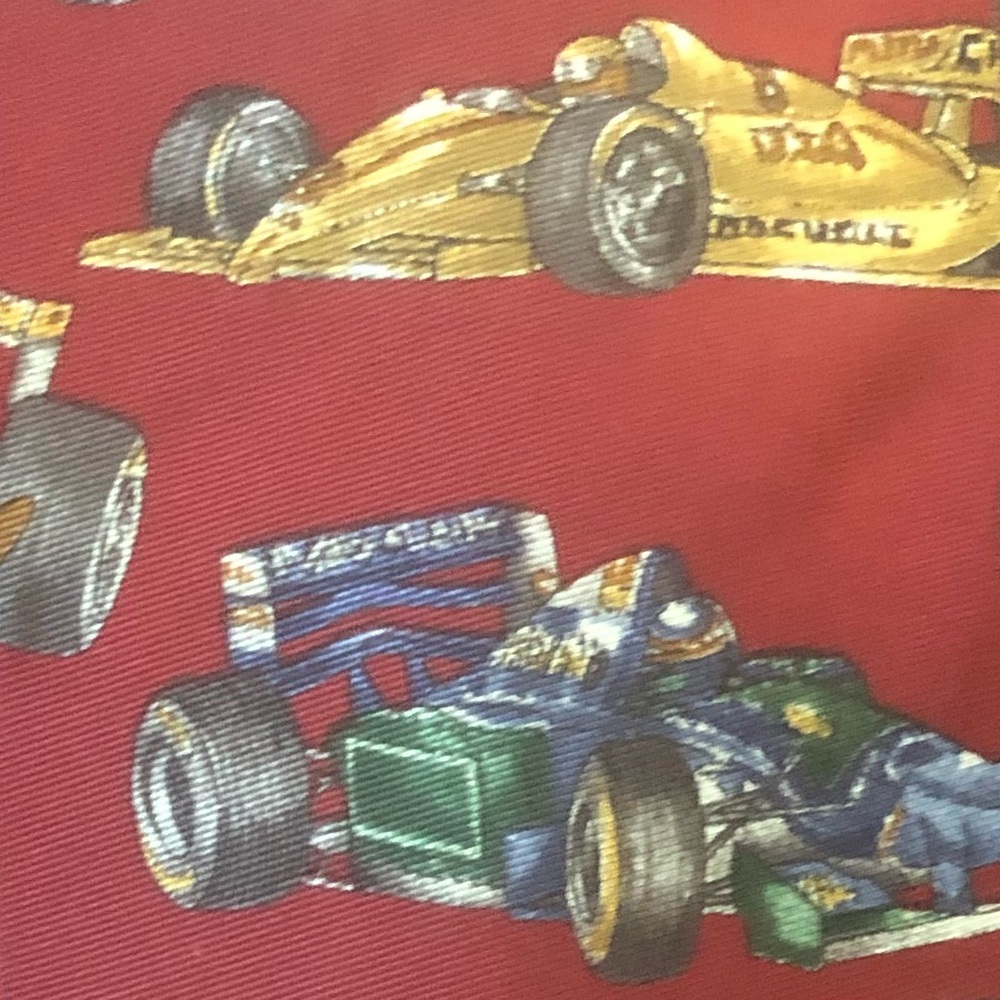 Men’s Race Car Necktie